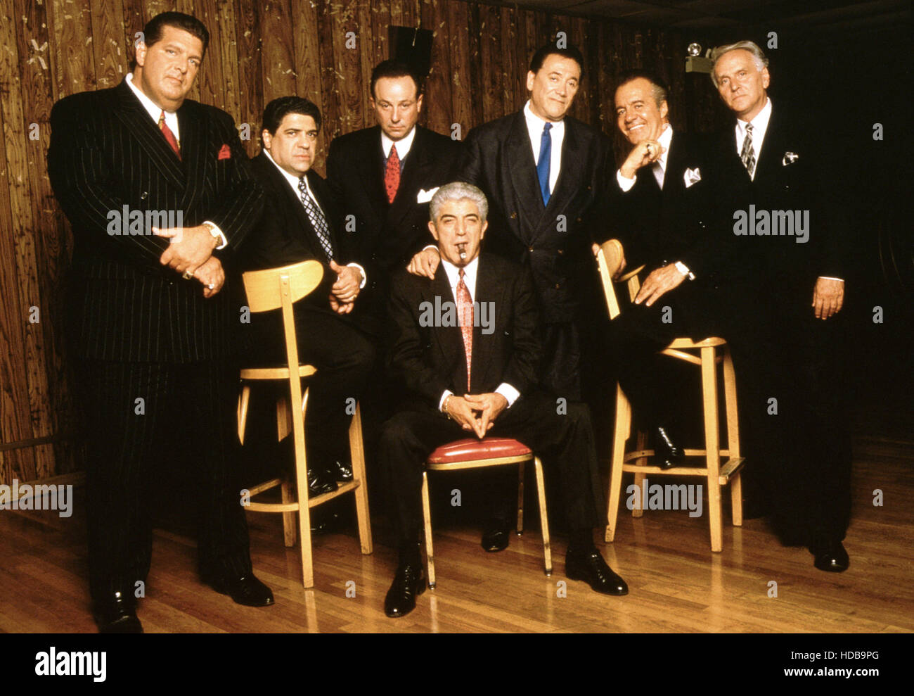 Testimoniare il MOB, Vincent Pastore (secondo da sinistra), Frank Vincent (fondo), 1998. © NBC / cortesia: Everett Collection Foto Stock