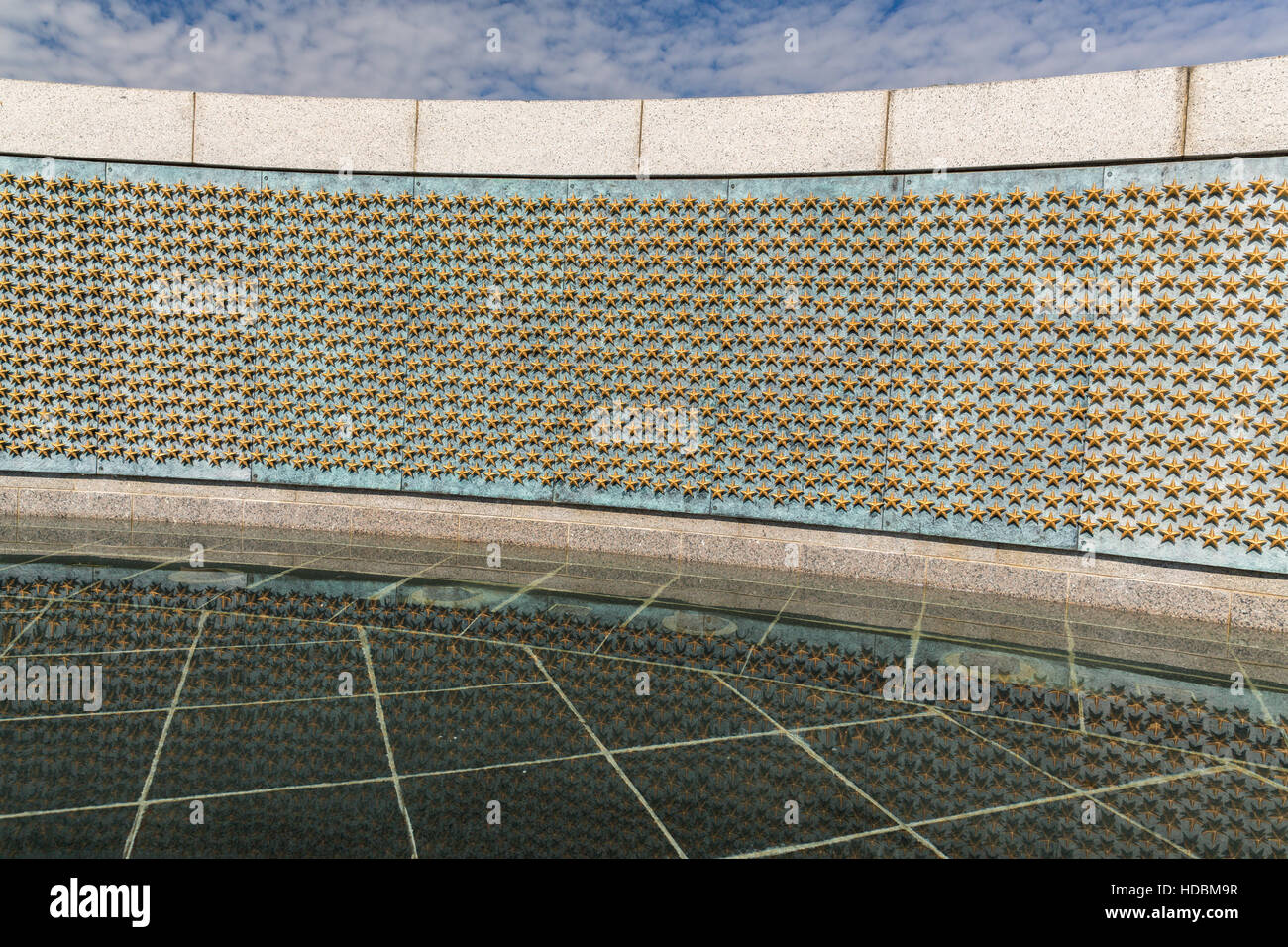 Il Memoriale della Seconda guerra mondiale a Washington DC Foto Stock