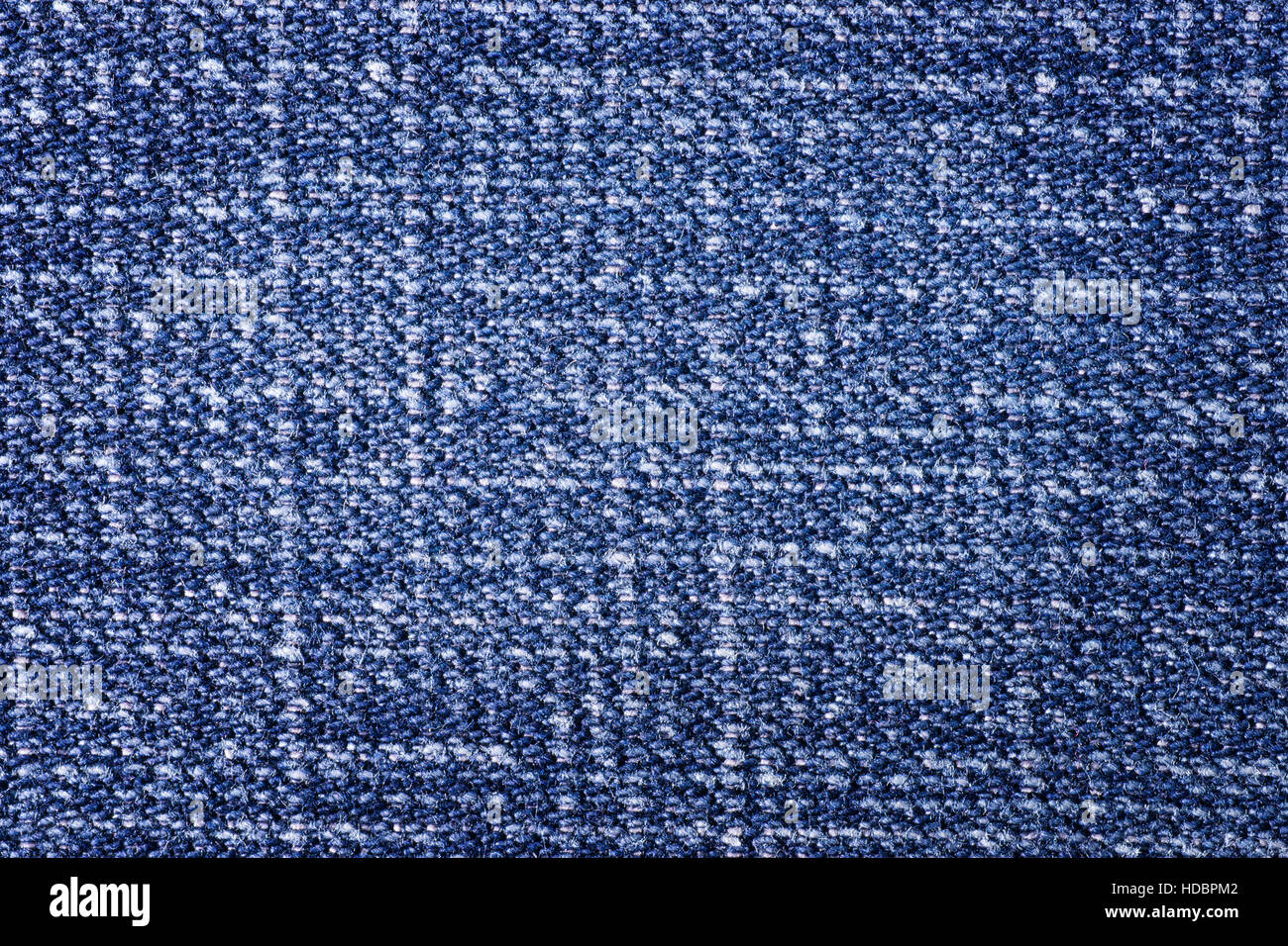 Blu ruvida stoffa denim close up. Texture e background Foto Stock