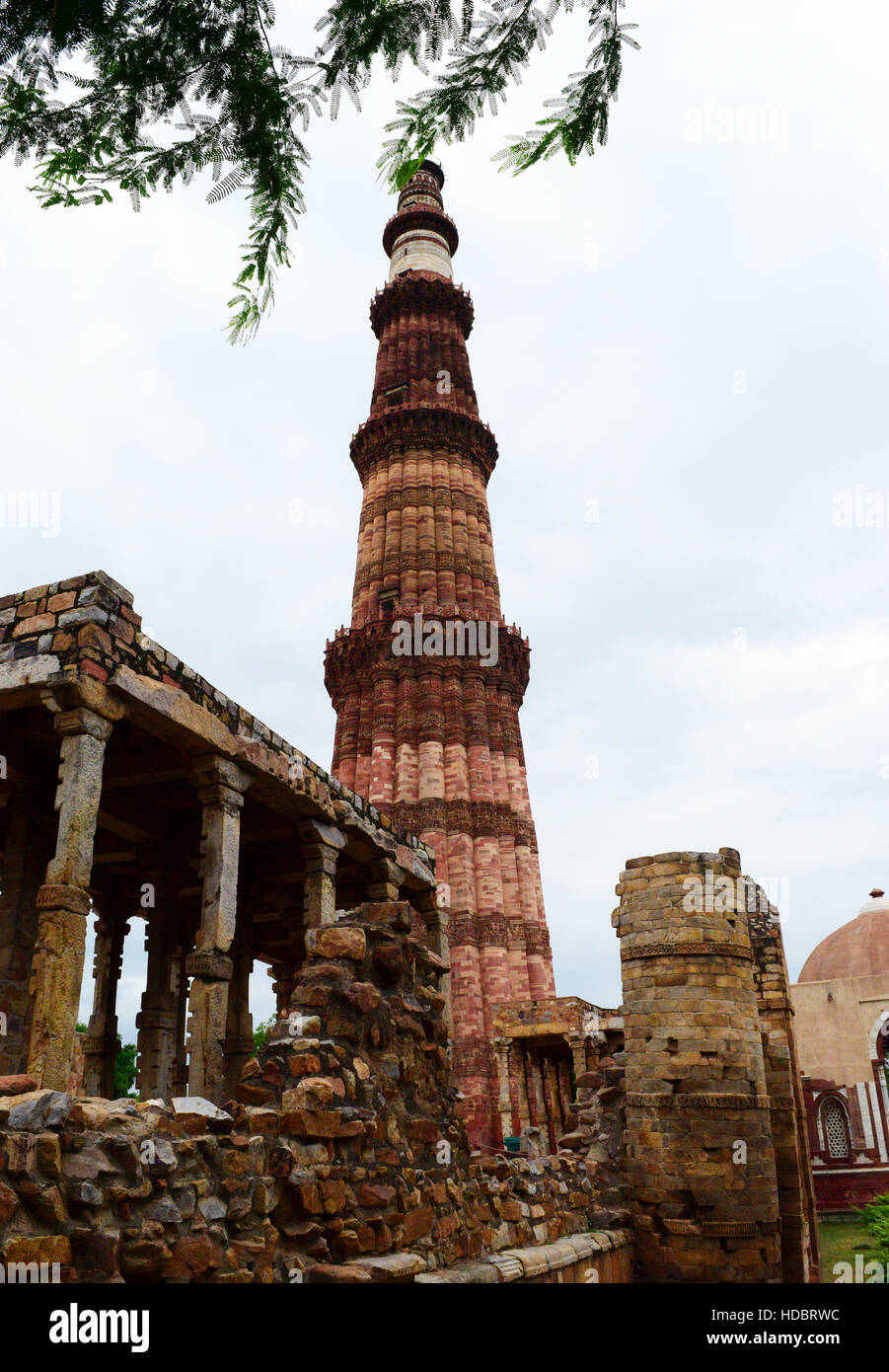 Qutb Minar Delhi India Foto Stock