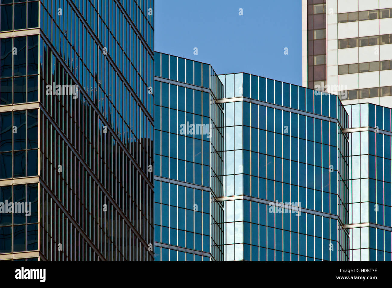 In cemento e vetro torri nel centro cittadino di Toronto Foto Stock