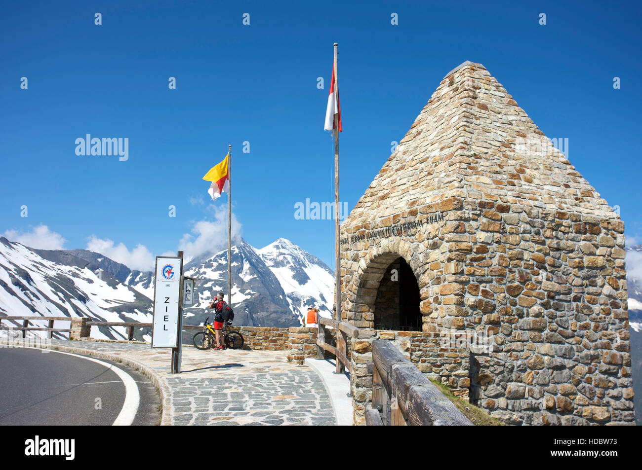 Fuscher Toerl, Grossglockner alta Alpine Mountain Road, Parco Nazionale degli Hohe Tauern, Salisburgo, Austria, Europa Foto Stock