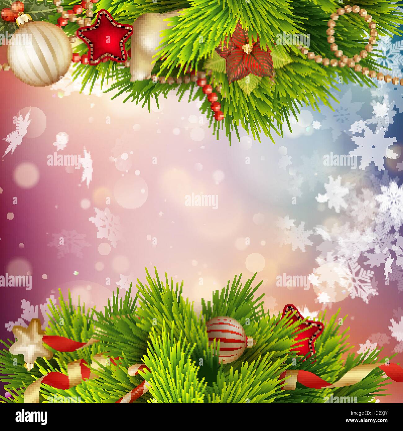 Blu sullo sfondo di Natale. EPS 10 Illustrazione Vettoriale
