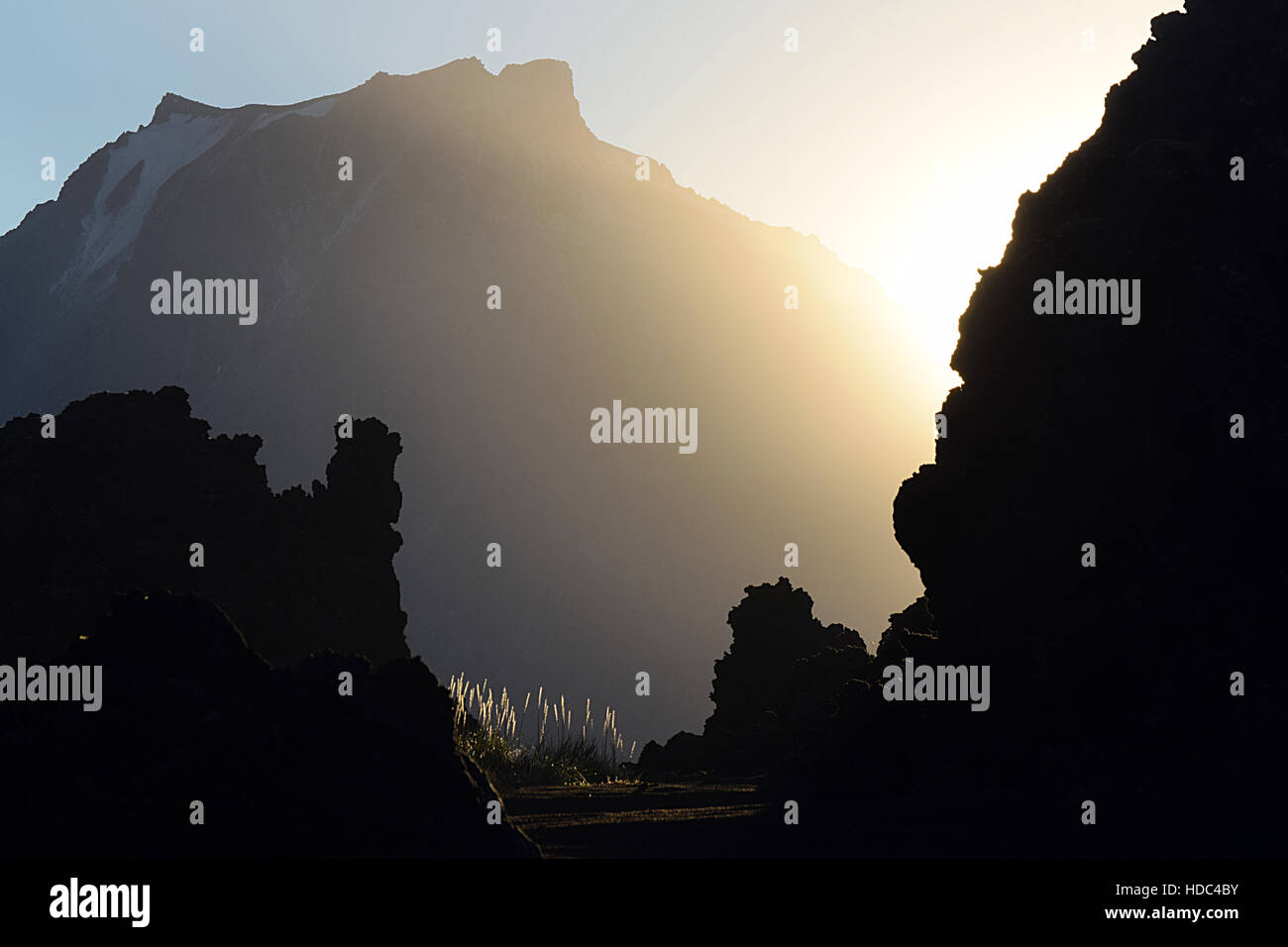 Penisola di kamchatka russia Foto Stock