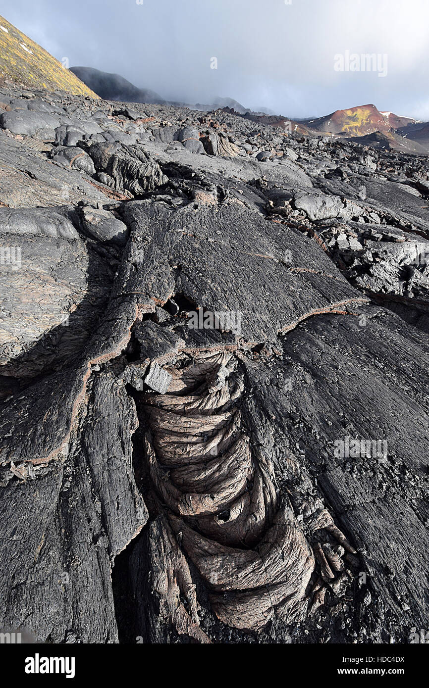 Penisola di kamchatka russia Foto Stock