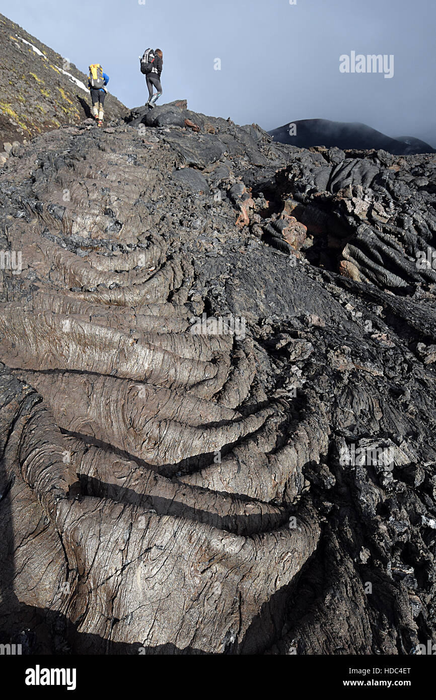 Penisola di kamchatka russia Foto Stock