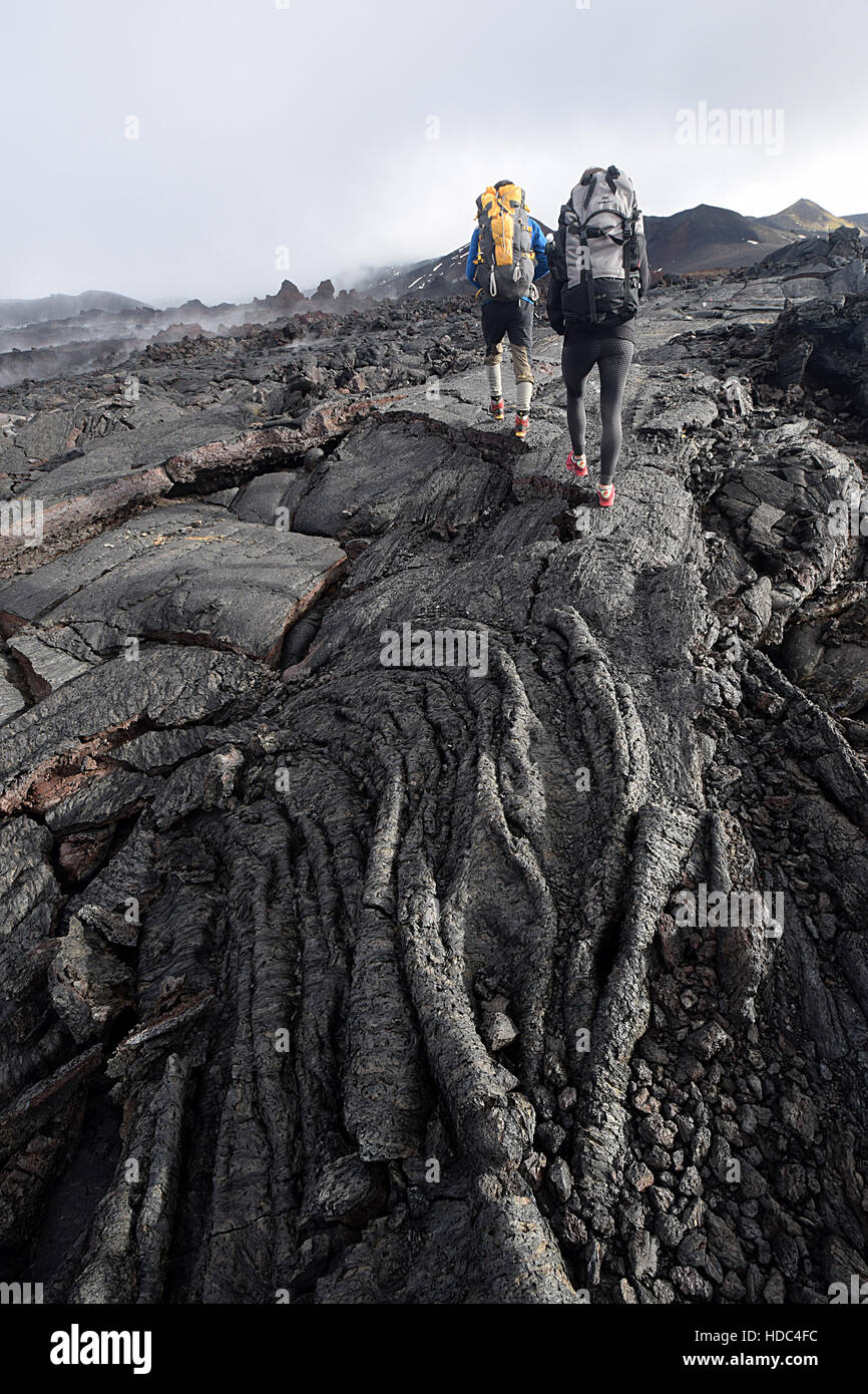 Penisola di kamchatka russia Foto Stock