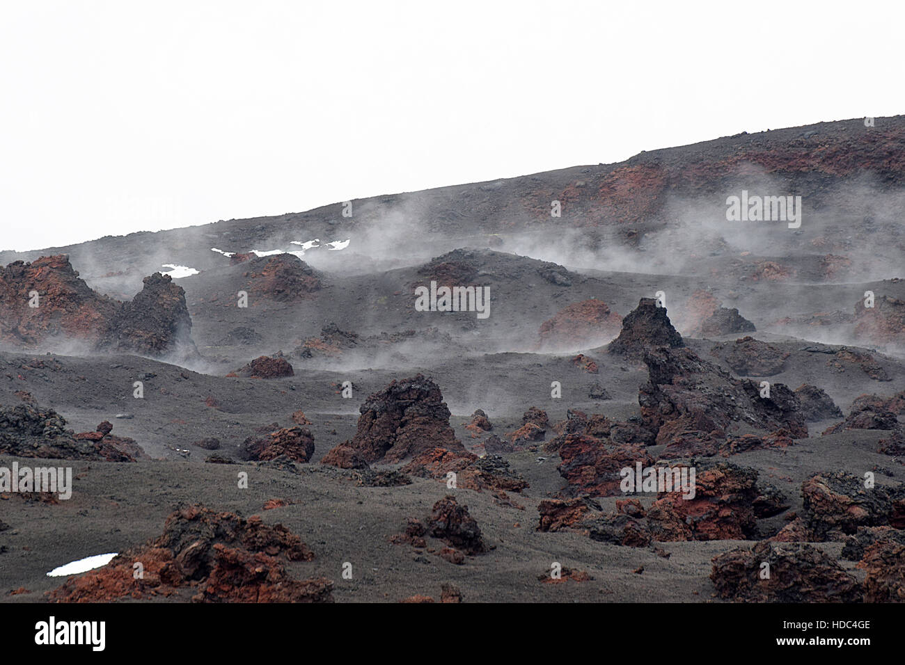 Penisola di kamchatka russia Foto Stock