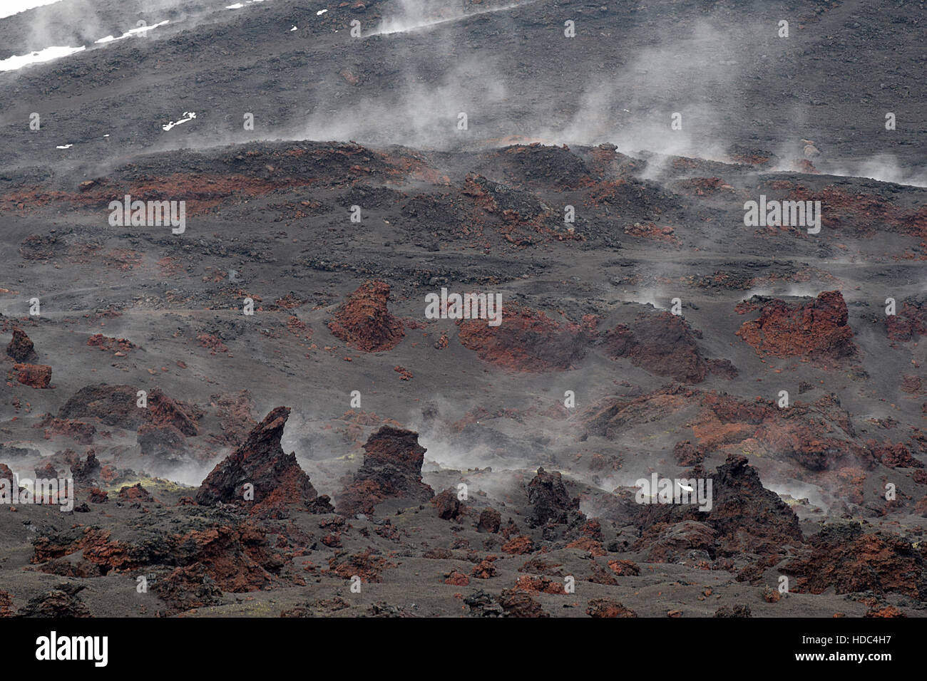 Penisola di kamchatka russia Foto Stock