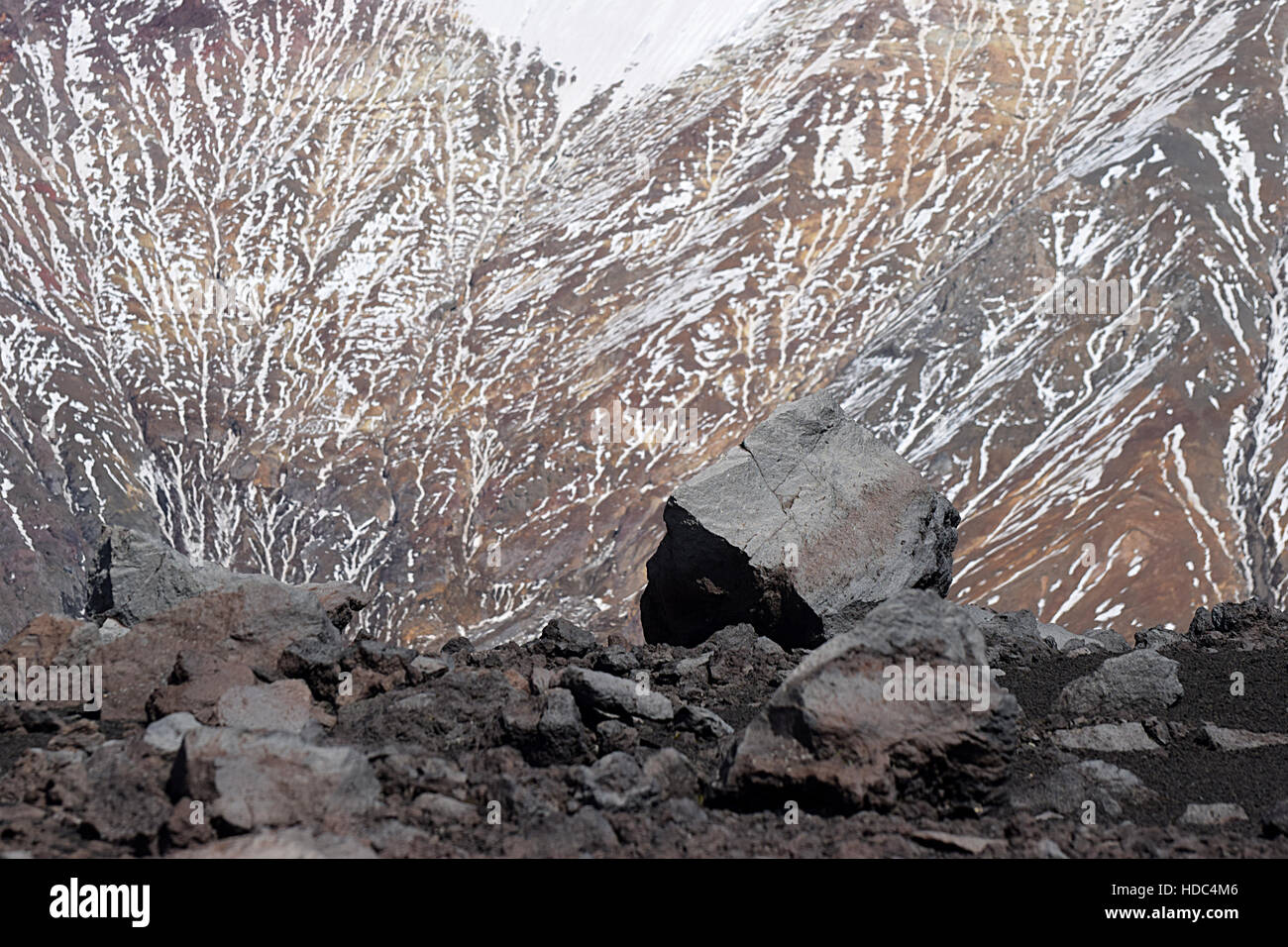 Penisola di kamchatka russia Foto Stock
