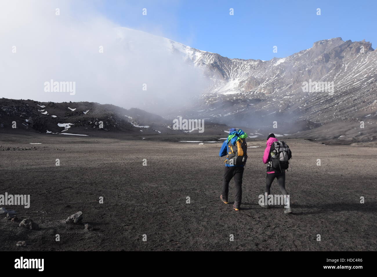 Penisola di kamchatka russia Foto Stock