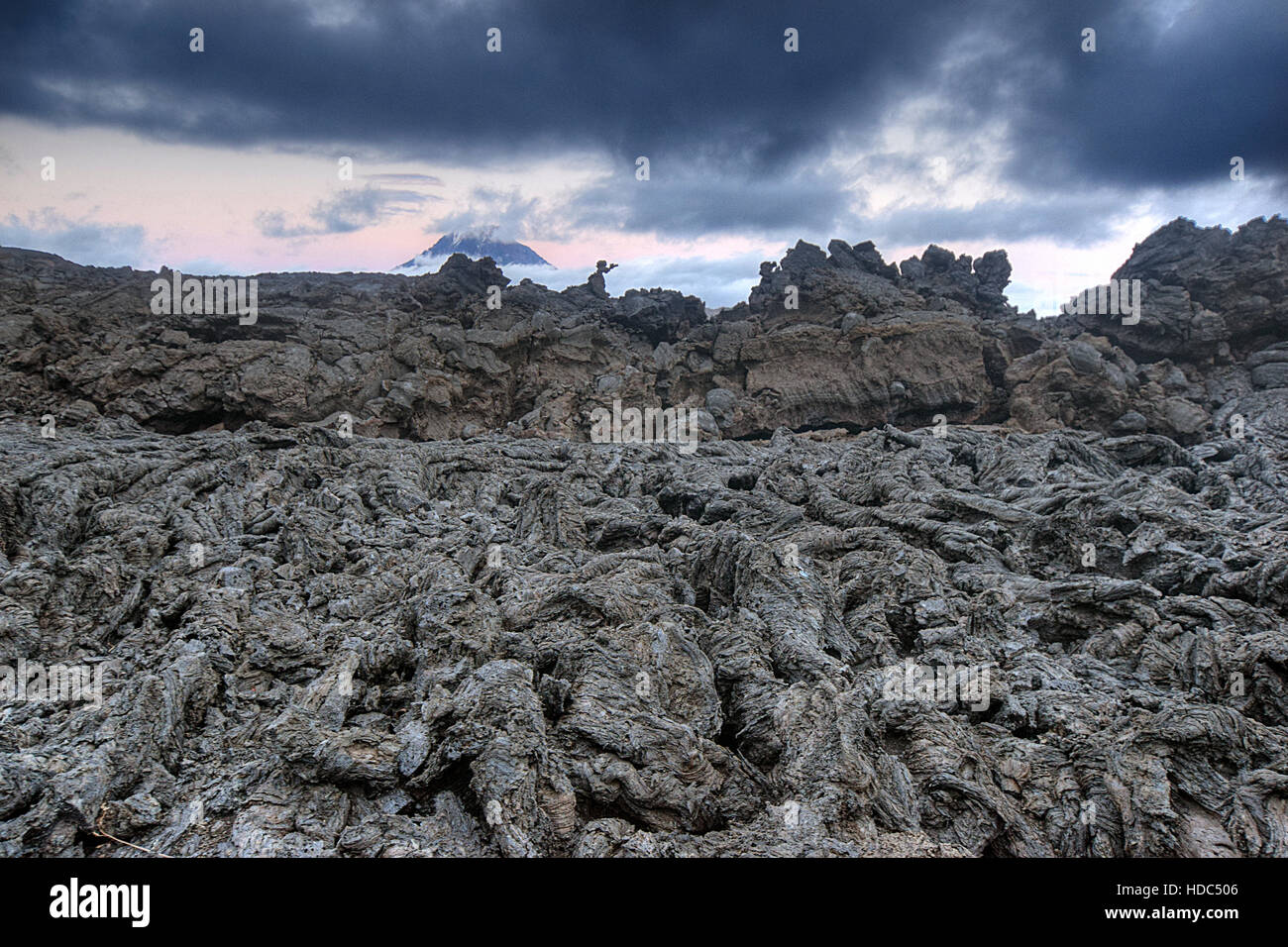 Penisola di kamchatka russia Foto Stock