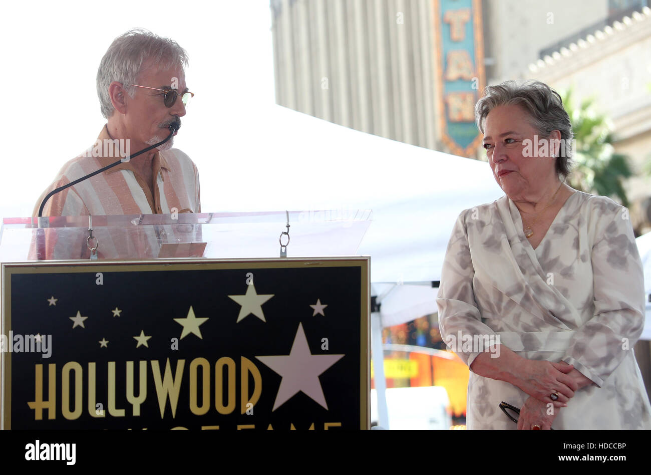 Kathy Bates onorato con la stella sulla Hollywood Walk of Fame con: Billy Bob Thornton, Kathy Bates dove: Hollywood, California, Stati Uniti quando: 20 Set 2016 Foto Stock