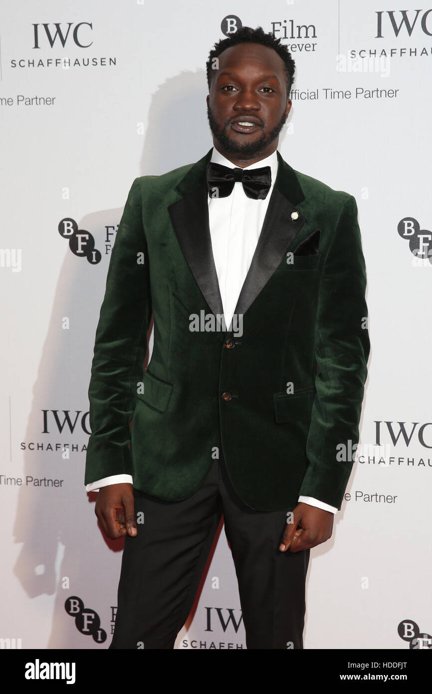 IWC di Gala in onore del British Film Institute 2016 - Arrivi con: Arnold Oceng dove: Londra, Regno Unito quando: 04 Ott 2016 Foto Stock