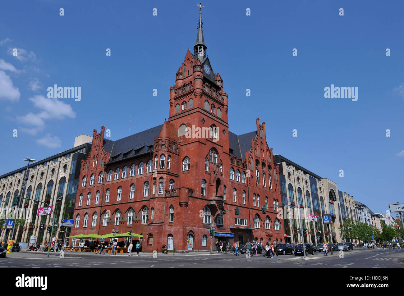 Altes Rathaus, Schlossstrasse, Steglitz Berlino, Deutschland Foto Stock