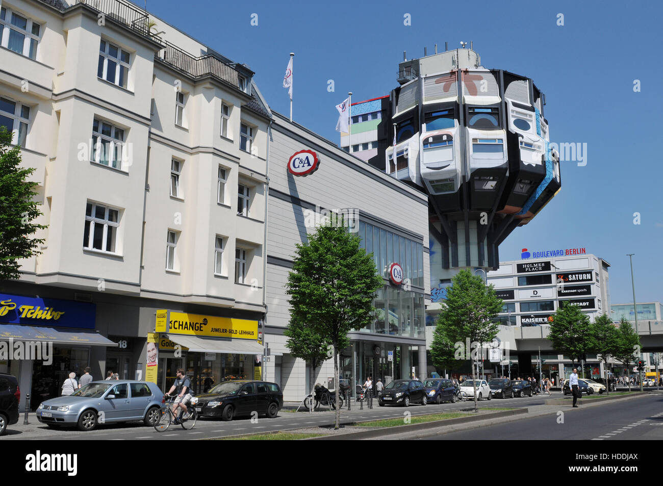 Bierpinsel, Schlossstrasse, Steglitz Berlino, Deutschland Foto Stock