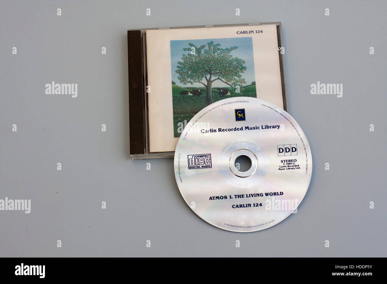 Carlin ha registrato la libreria musicale del mondo vivente Foto Stock