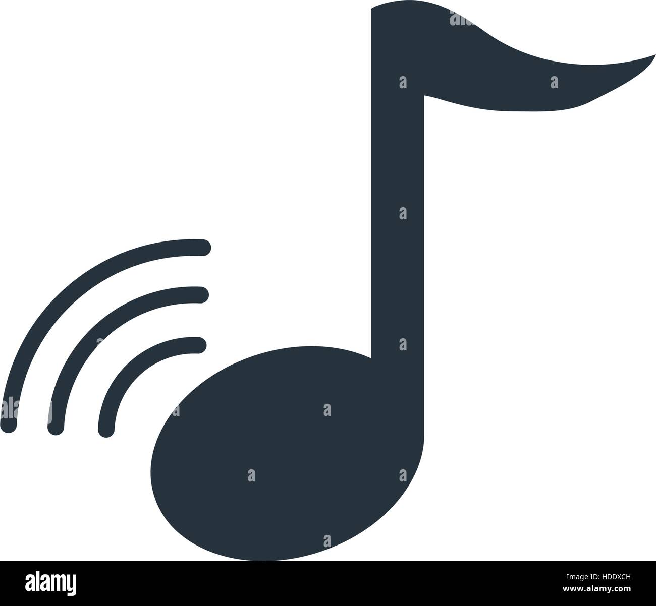 Simbolo Di Una Nota Musicale Immagine E Vettoriale Alamy