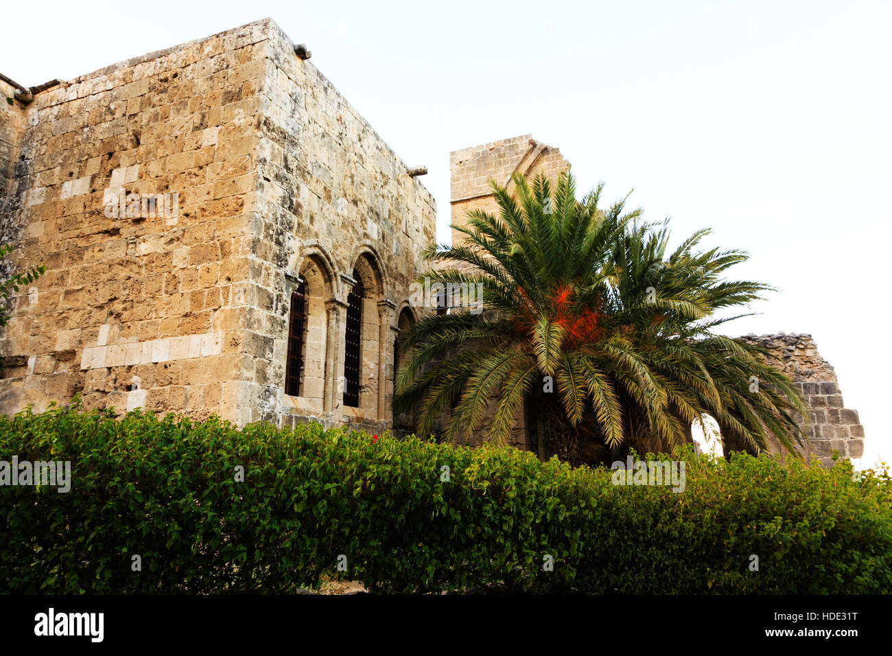 Bellapais Abbey, Kyrenia, Girne, turca di Cipro nord. Foto Stock