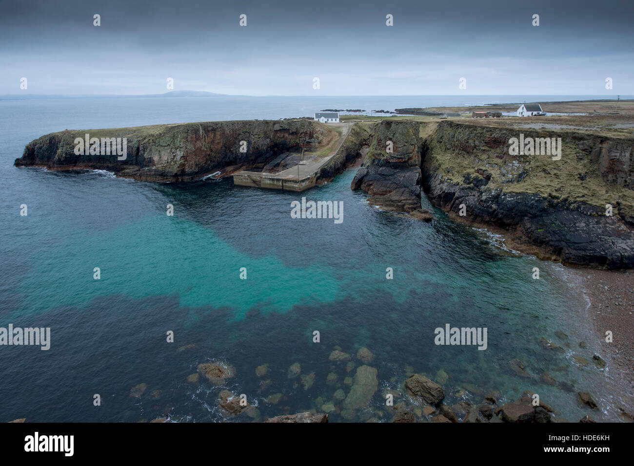 Spettacolare costa di Tory remota isola in Irlanda Foto Stock