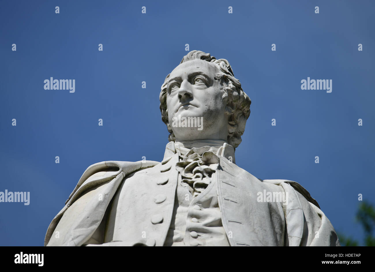 Denkmal Johann Wolfgang von Goethe, il Tiergarten, nel quartiere Mitte di Berlino, Deutschland Foto Stock