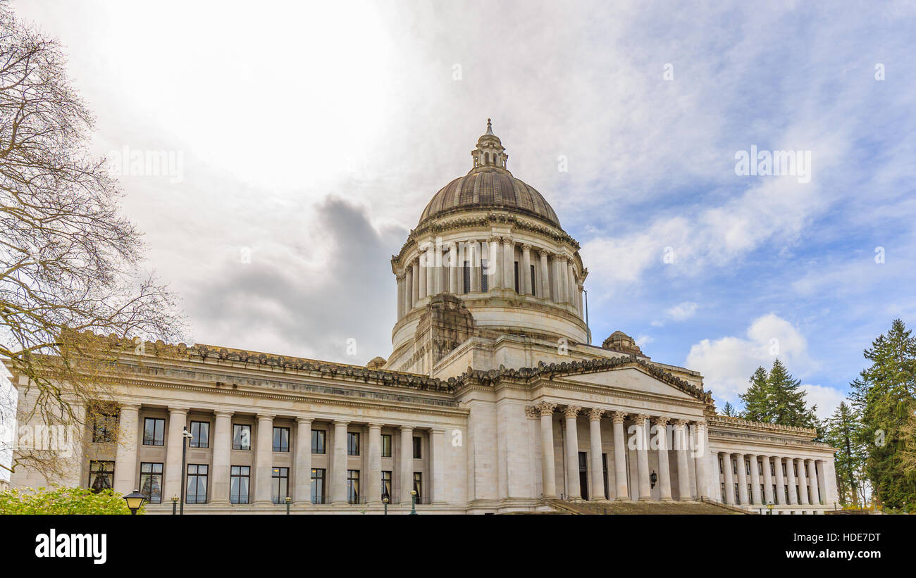 Olympia, Washington, Stati Uniti d'America - 24 Marzo 2016 : il Washington State Capitol o Legislative Building in Olympia è la sede del governo dello stato Foto Stock