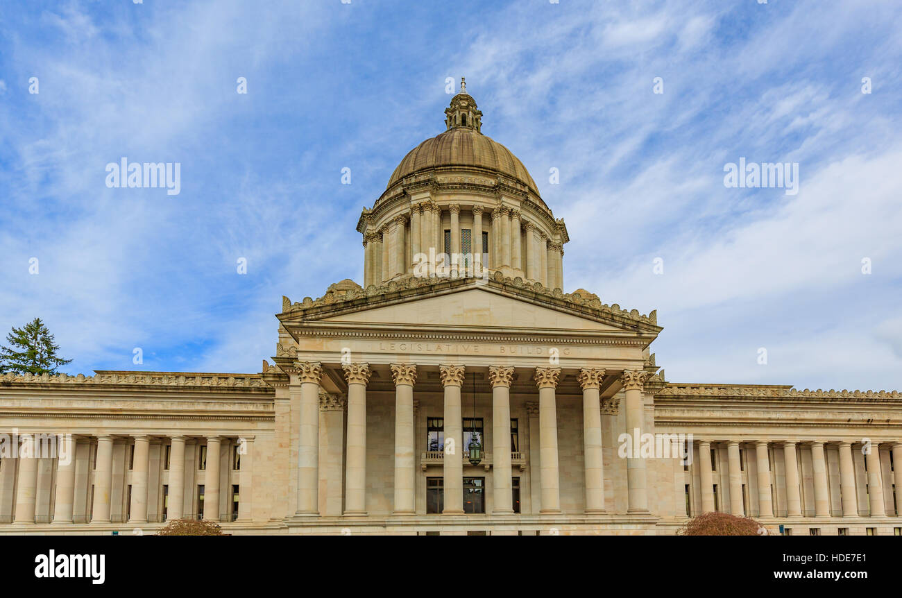 Olympia, Washington, Stati Uniti d'America - 24 Marzo 2016 : il Washington State Capitol o Legislative Building in Olympia è la sede del governo dello stato Foto Stock