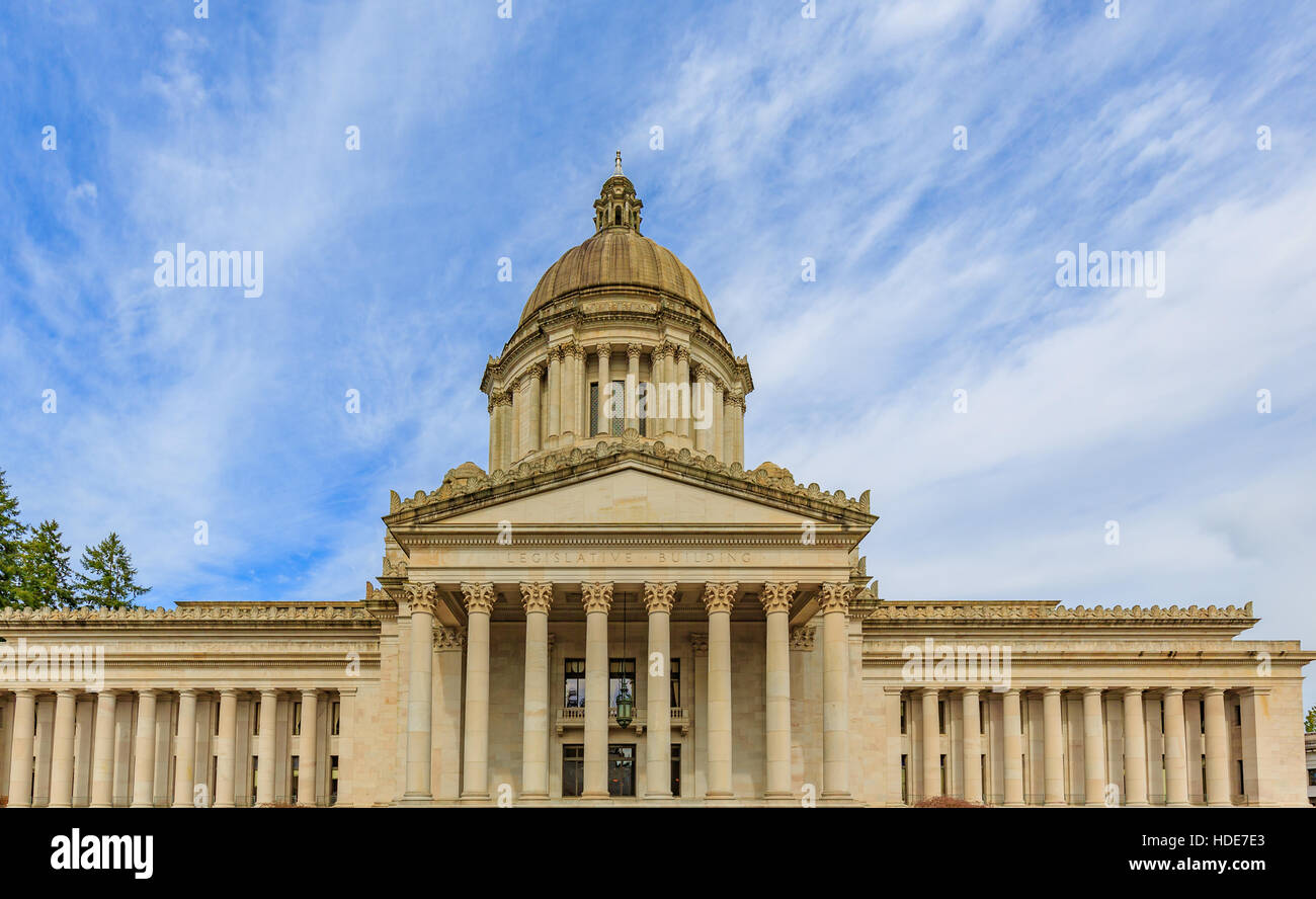 Olympia, Washington, Stati Uniti d'America - 24 Marzo 2016 : il Washington State Capitol o Legislative Building in Olympia è la sede del governo dello stato Foto Stock