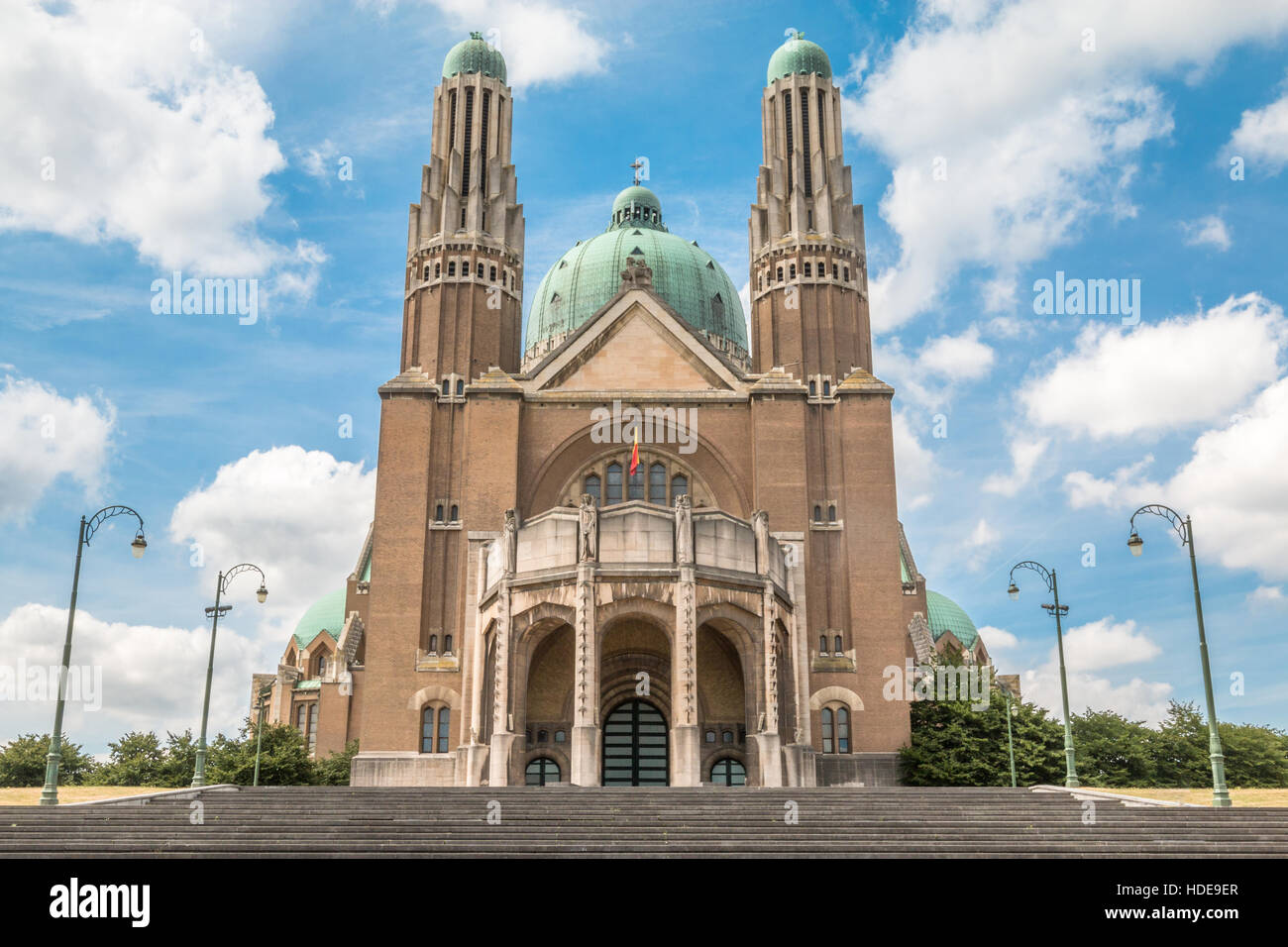 La Basilica del Sacro Cuore a Bruxelles Belgio Foto Stock