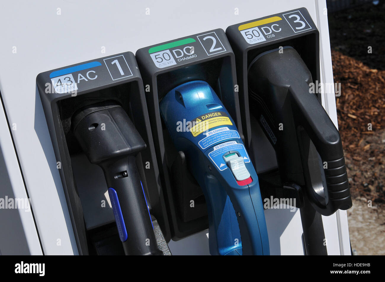 Stromtankstelle, Hauptstrasse, Schoeneberg, Berlino, Deutschland Foto Stock