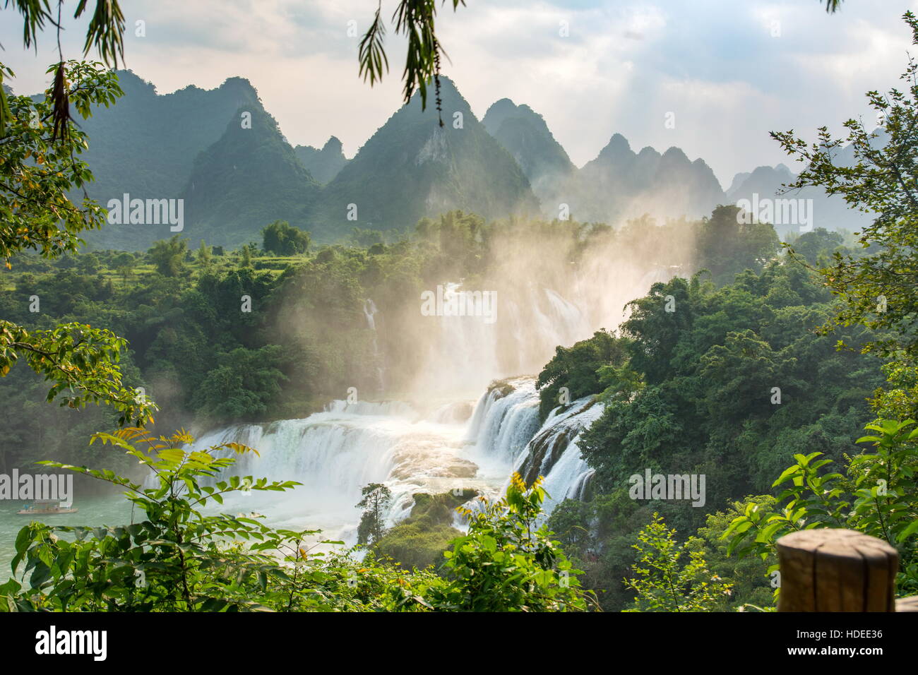 Divieto Gioc - Detian cascate nella provincia di Guangxi Cina Foto Stock