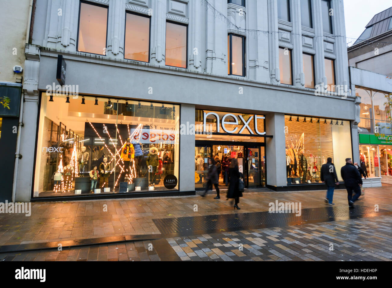 Prossimo negozio su Fishergate, Preston. Foto Stock