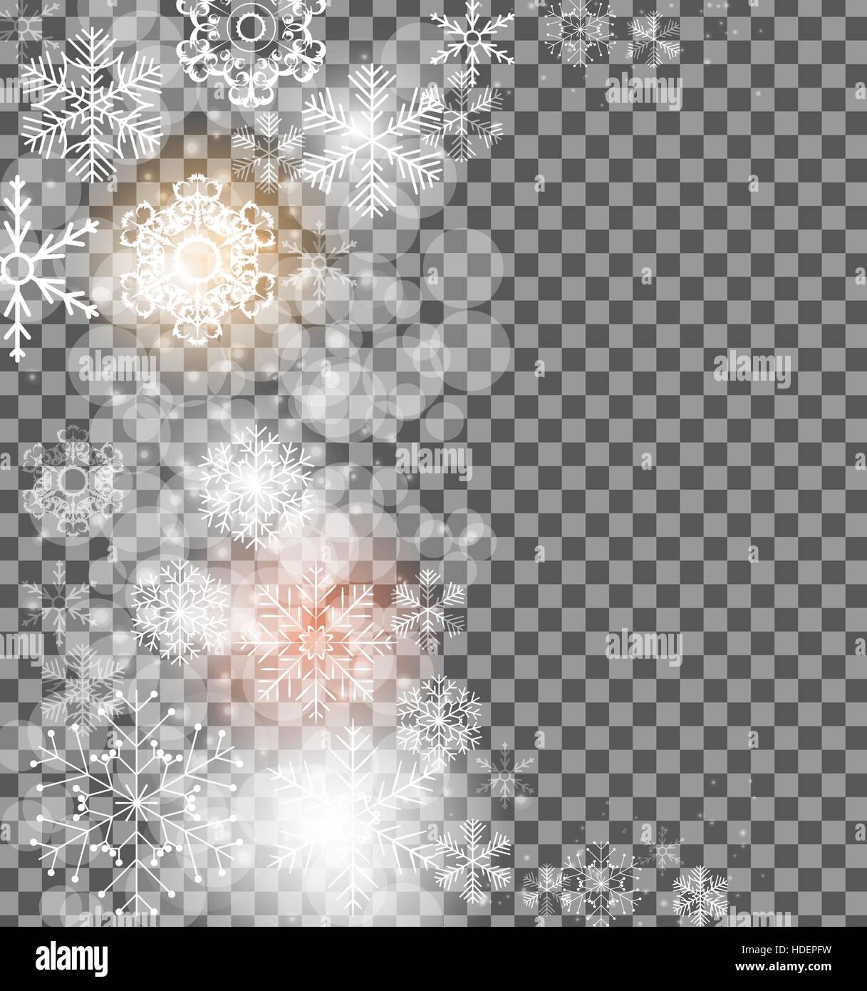 Fiocchi di neve di Natale sfondo illustrazione vettoriale Illustrazione Vettoriale