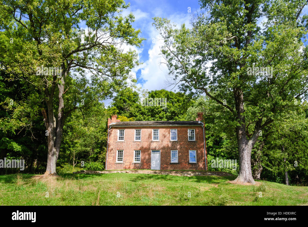 Cuyahoga Valley National Park casa di mattoni Foto Stock