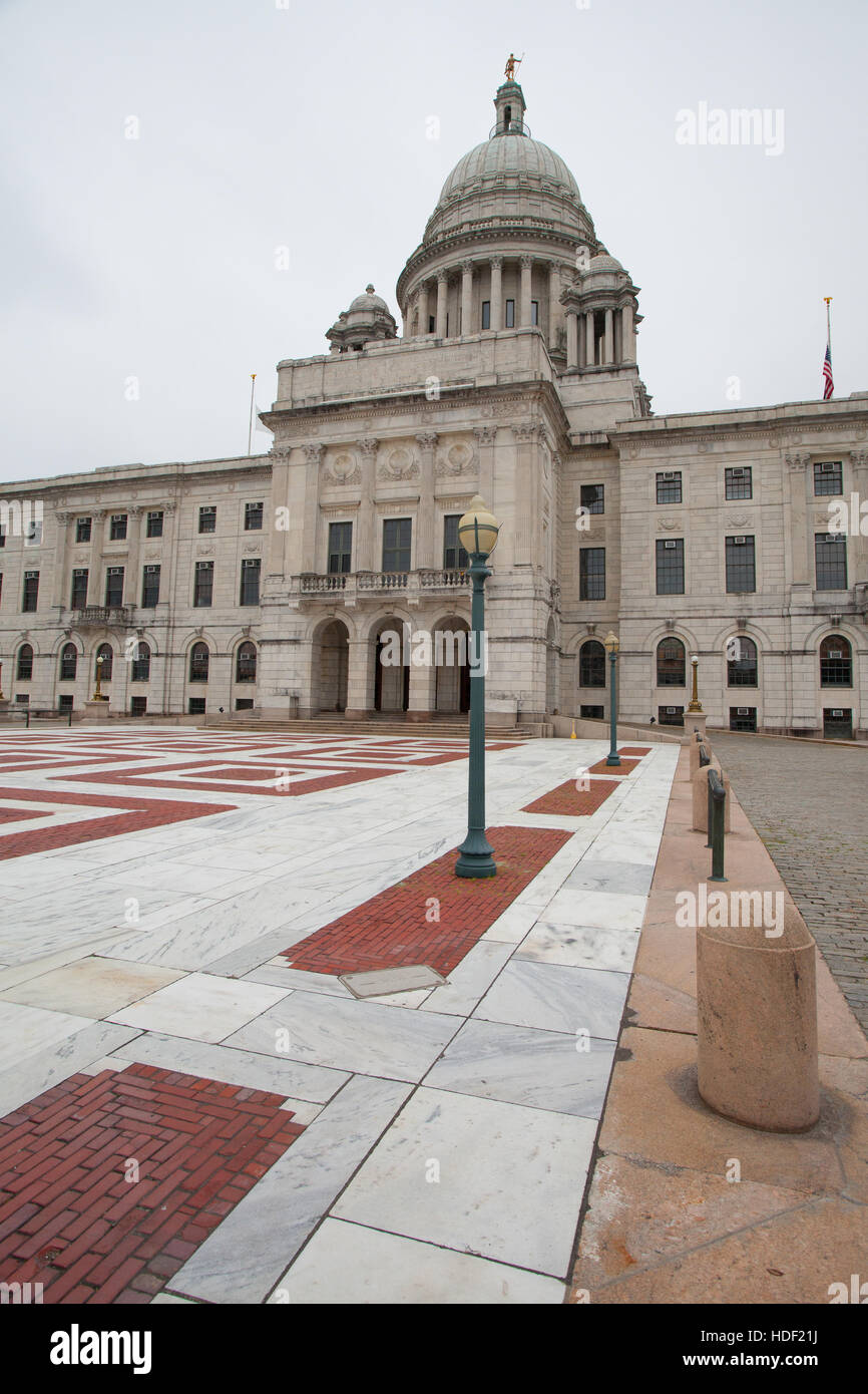 PROVIDENCE, Rhode Island, Stati Uniti d'America - luglio 9,2016: il Rhode Island State House è il Campidoglio degli Stati Uniti stato di Rhode Island.it è stato costruito in 1904 Foto Stock