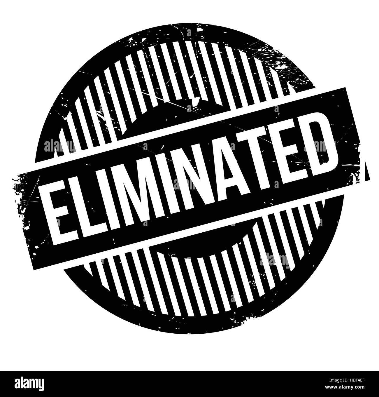 Eliminato il timbro di gomma. Grunge design con polvere e graffi. Gli effetti possono essere facilmente rimosse per una pulizia, aspetto fresco. Il colore è facilmente modificabile. Illustrazione Vettoriale