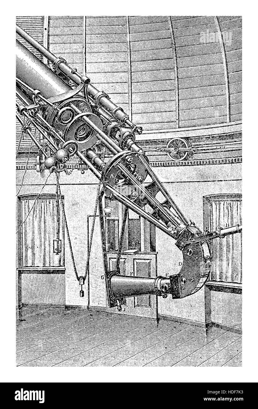 Osservatorio astrofisica di Potsdam, Germania fondata nel 1874, il mondo il primo osservatorio in quel momento in modo esplicito per la ricerca astrofisica Foto Stock