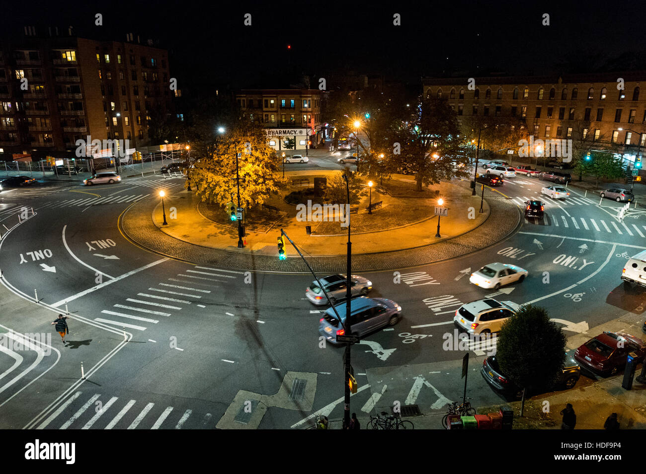 Bartel-Pritchard Square a Brooklyn, NY Foto Stock