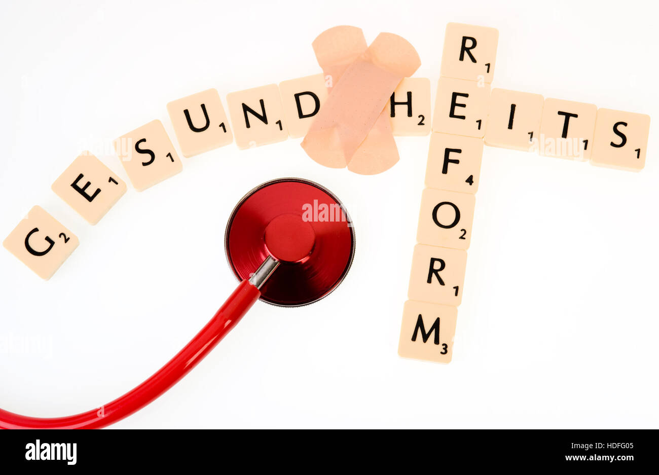 Gesundheitsreform, della riforma sanitaria, immagine simbolica Foto Stock