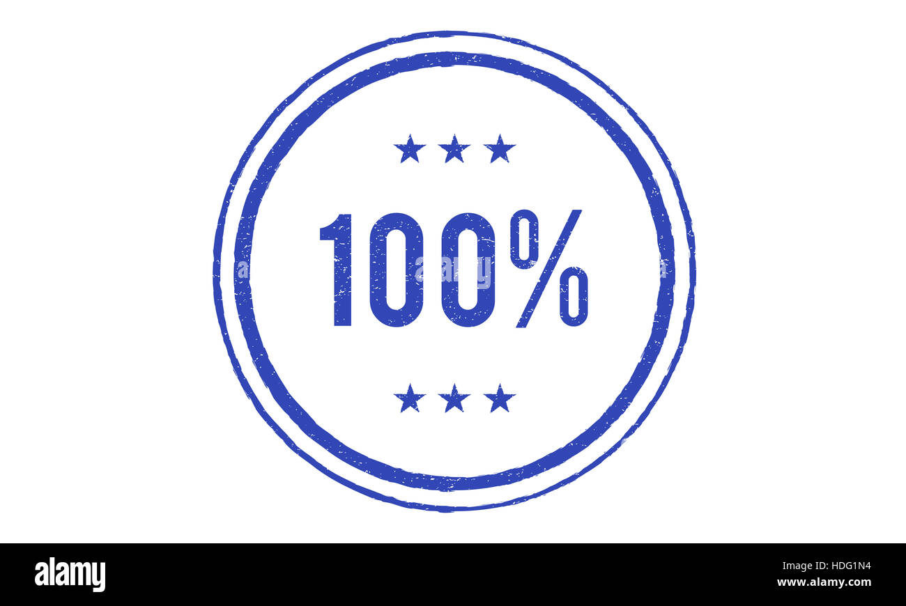 100% ha approvato la garanzia della qualità certificato concetto affidabile Foto Stock