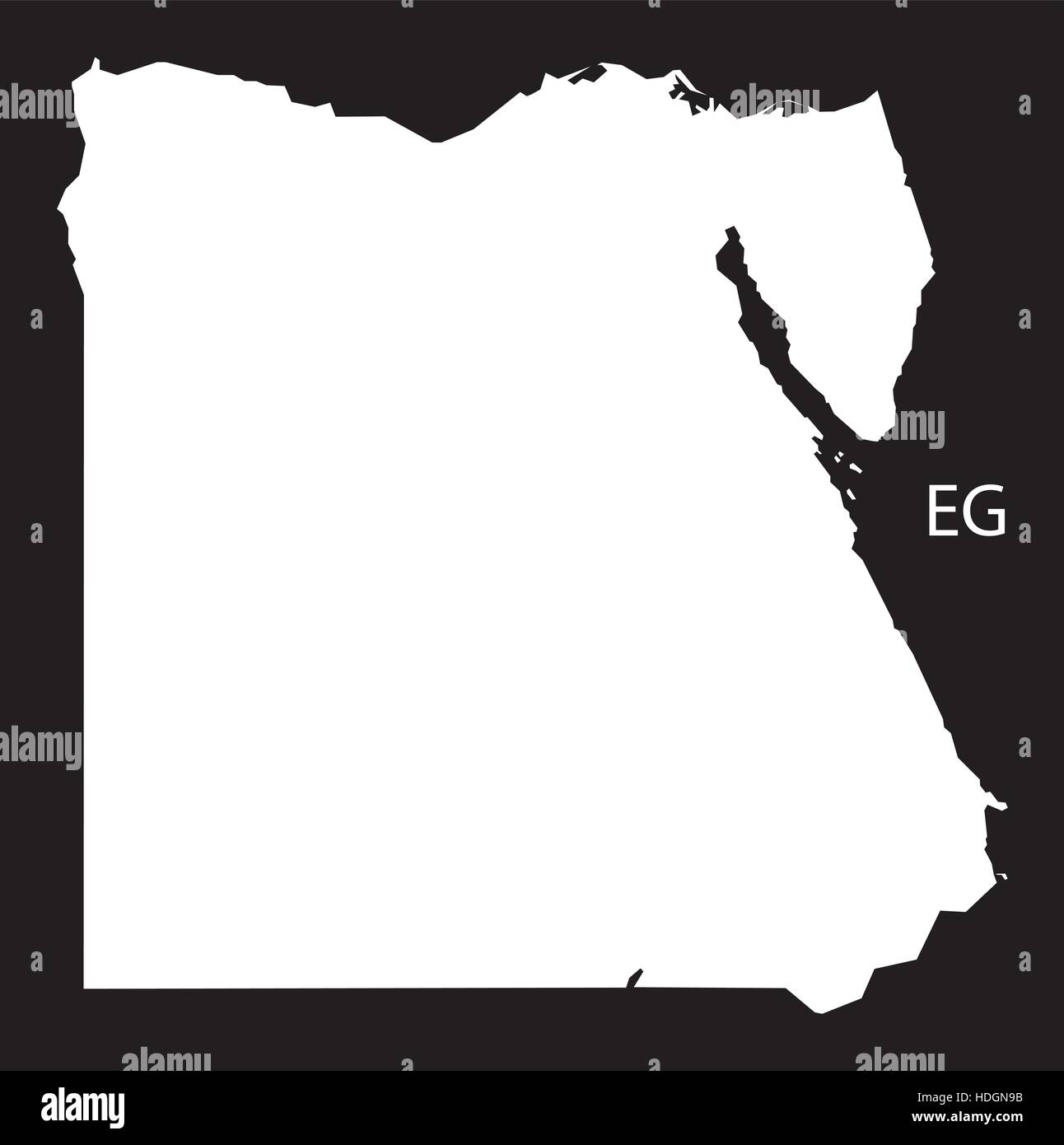 Mappa dell'egitto bianco nero immagini e fotografie stock ad alta risoluzione - Alamy
