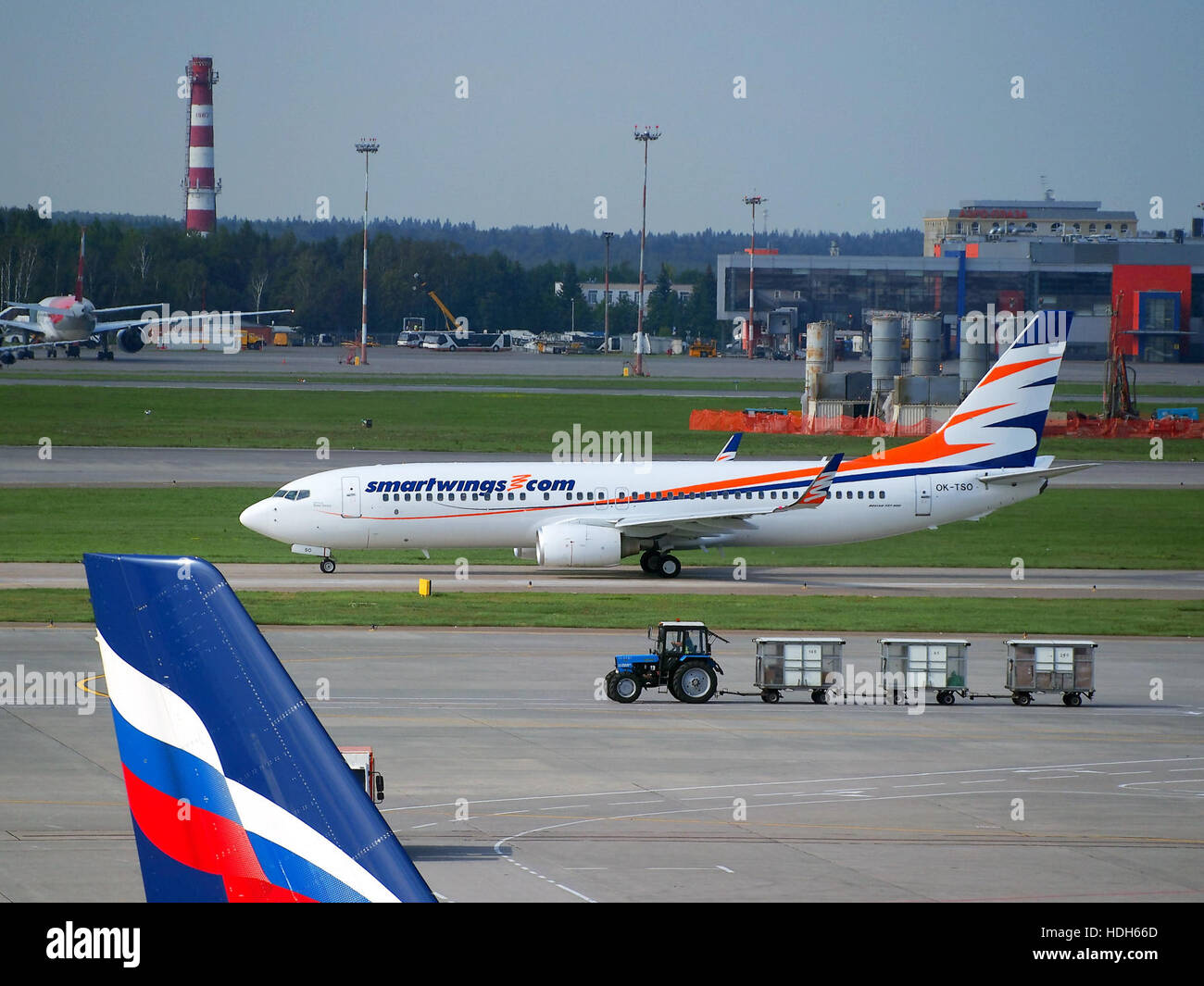 OK-TSO (aeromobili) presso l'Aeroporto Internazionale di Sheremetyevo pic1 Foto Stock