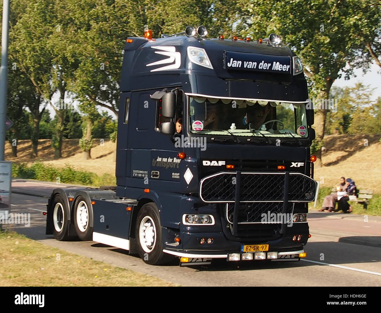 DAF XF, Jan van der Meer trasporti, truckrun 2016 pic1 Foto Stock