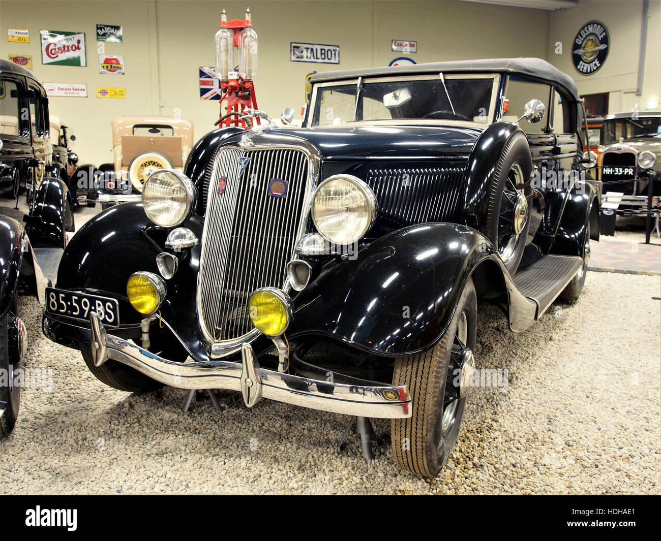 1934 Ford 760 carrosserie van Rijswijk, 8 cilindri a V, 3622cc, 80hp pic2 Foto Stock