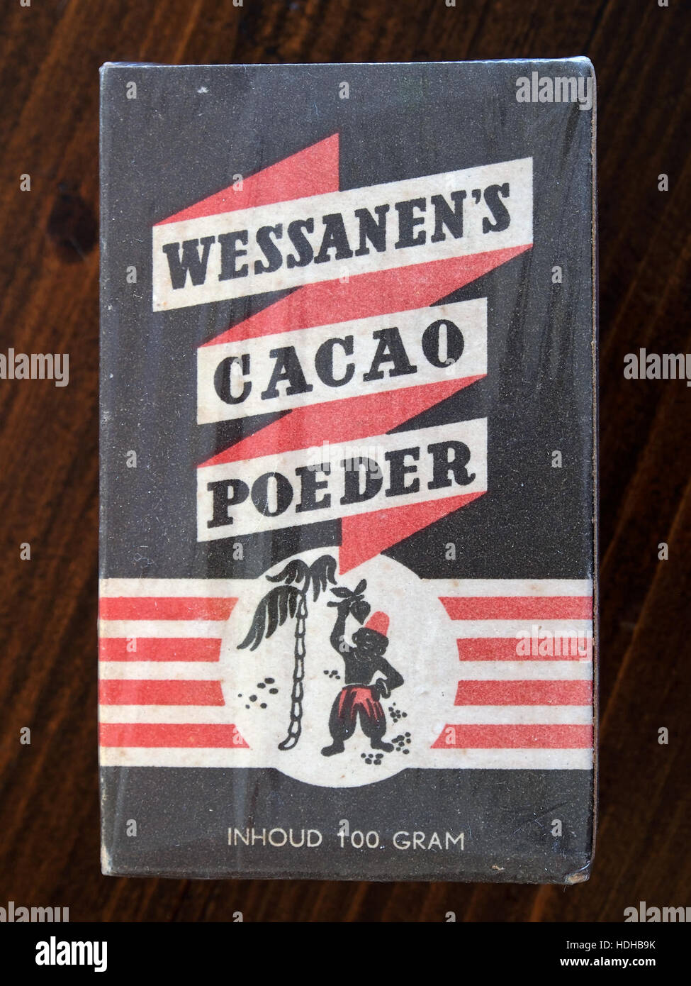 Cacao Wessanens Poeder 100 gr pic1 Foto Stock