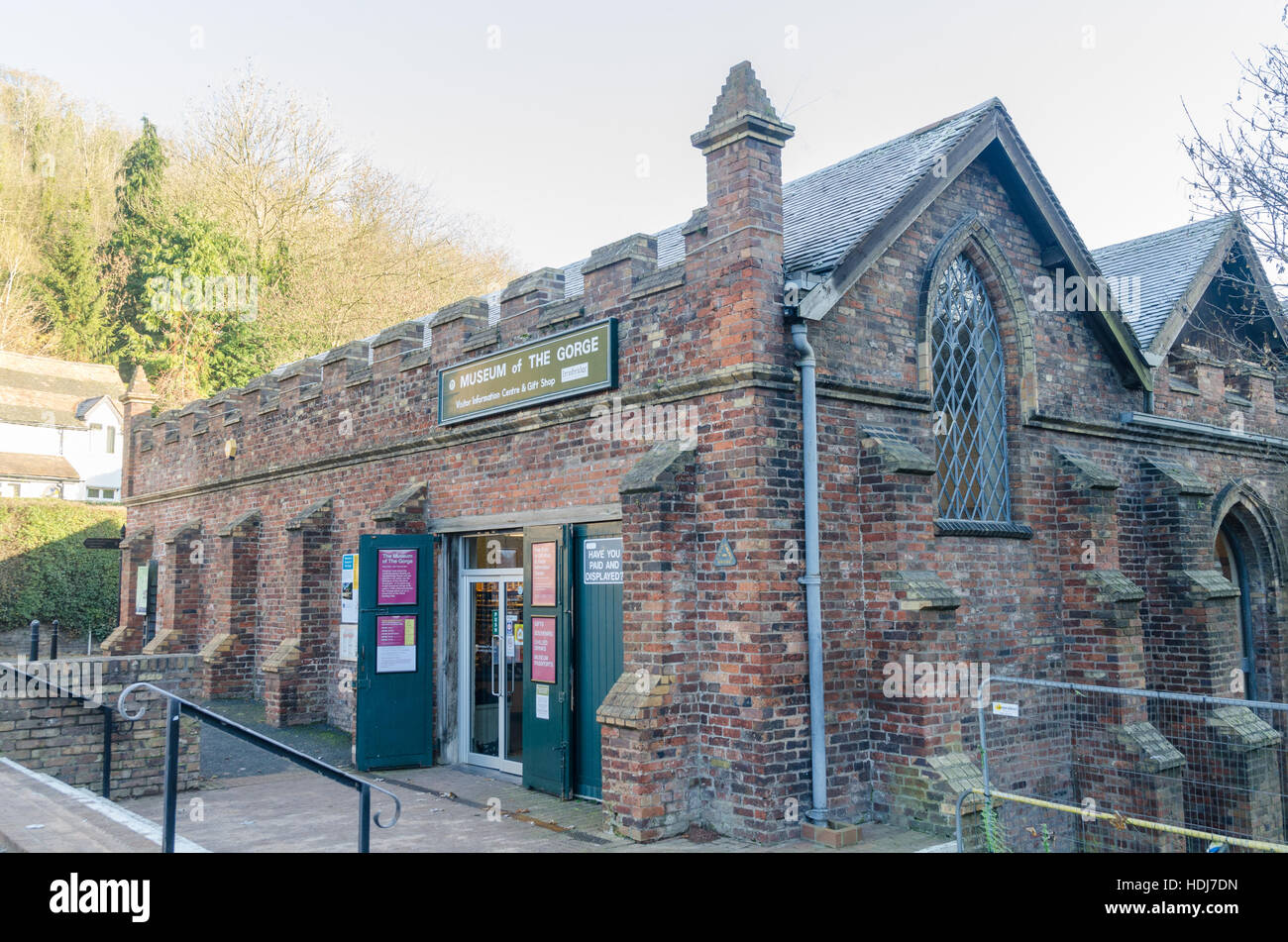 Museo di Gorge Visitor Center di Ironbridge nello Shropshire Foto Stock