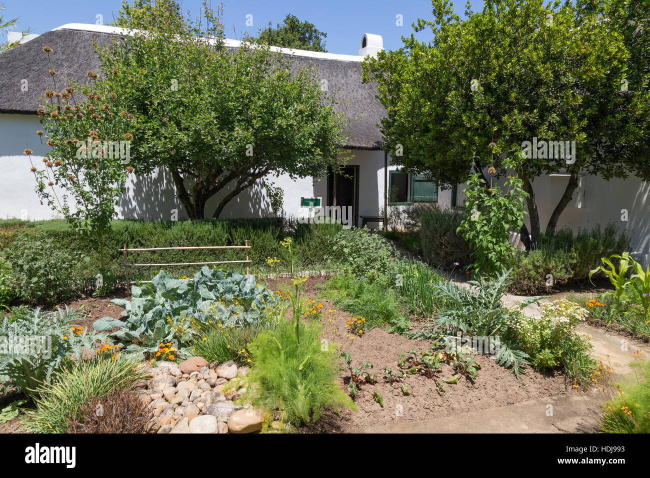 Stellenbosch Village Museum, Stellenbosch, Sud Africa Foto Stock