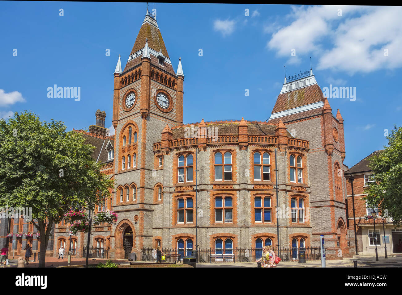 Il vecchio municipio ora un museo Reading Berkshire REGNO UNITO Foto Stock