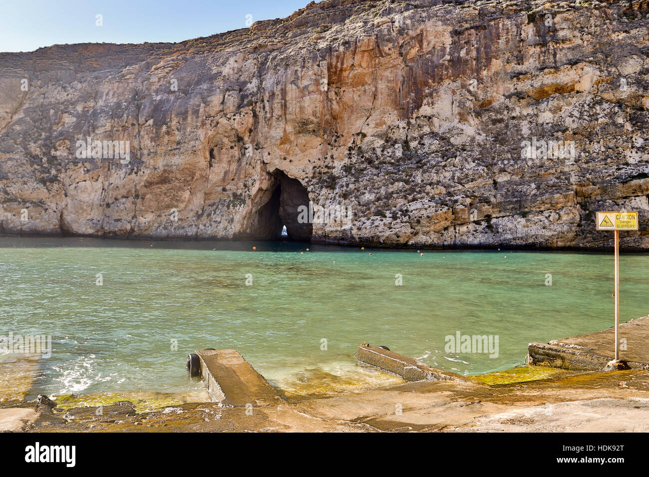 Inland Sea Gozo Malta Foto Stock