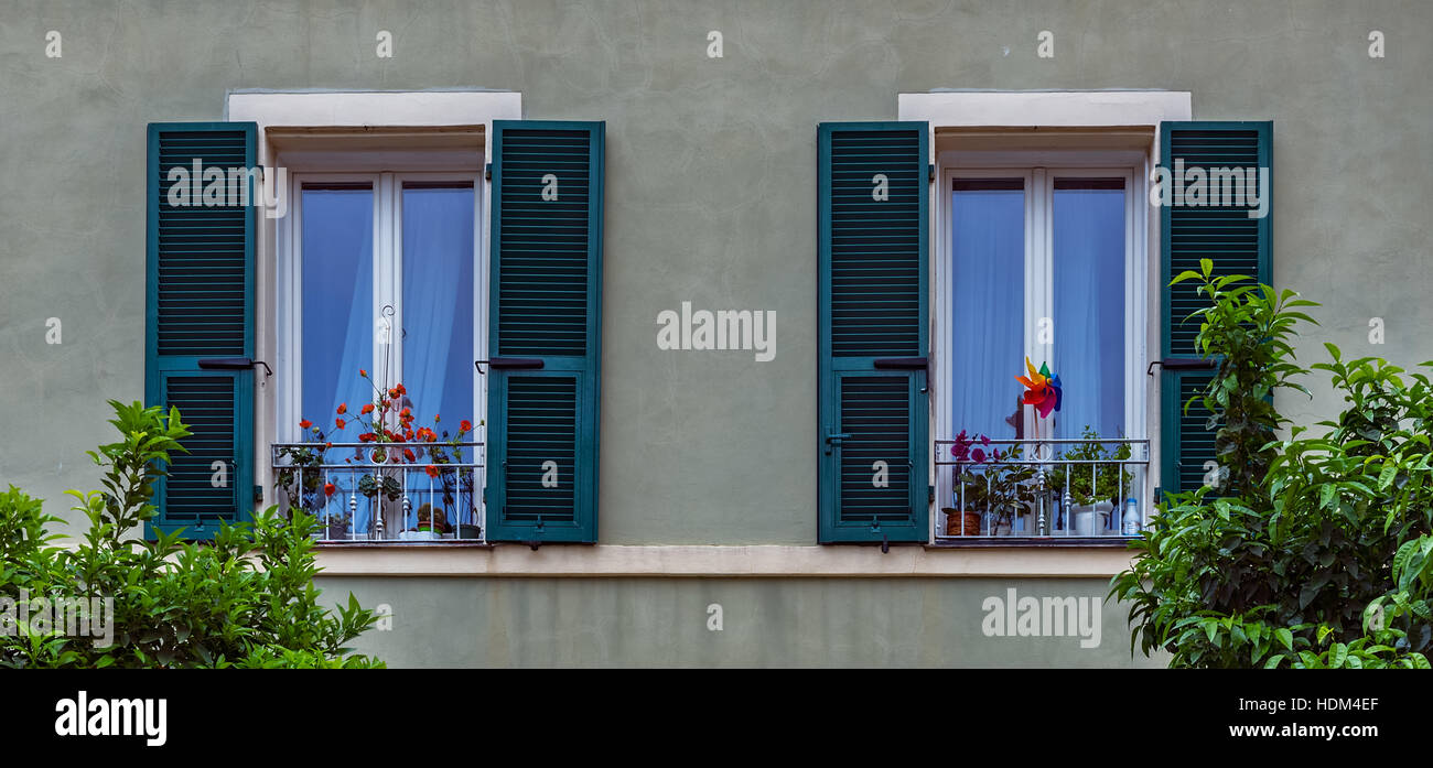 Decorate Windows Foto Stock